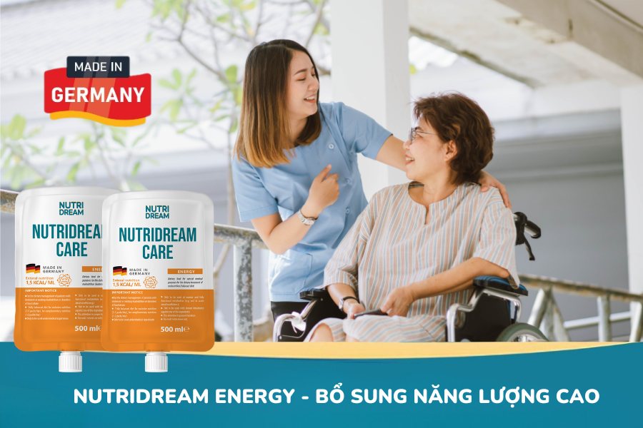 nutridream energy bổ sung năng lượng cho người bệnh